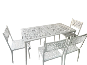 Alloy outdoor table set