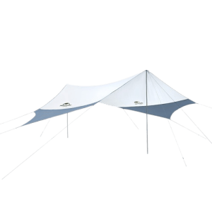 Hexagon tarp with 2 poles